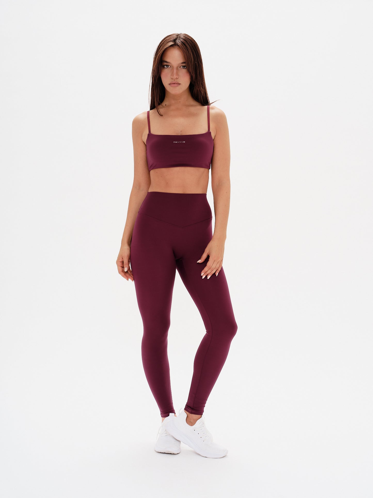 High-Waisted Mulberry Merlot Legging