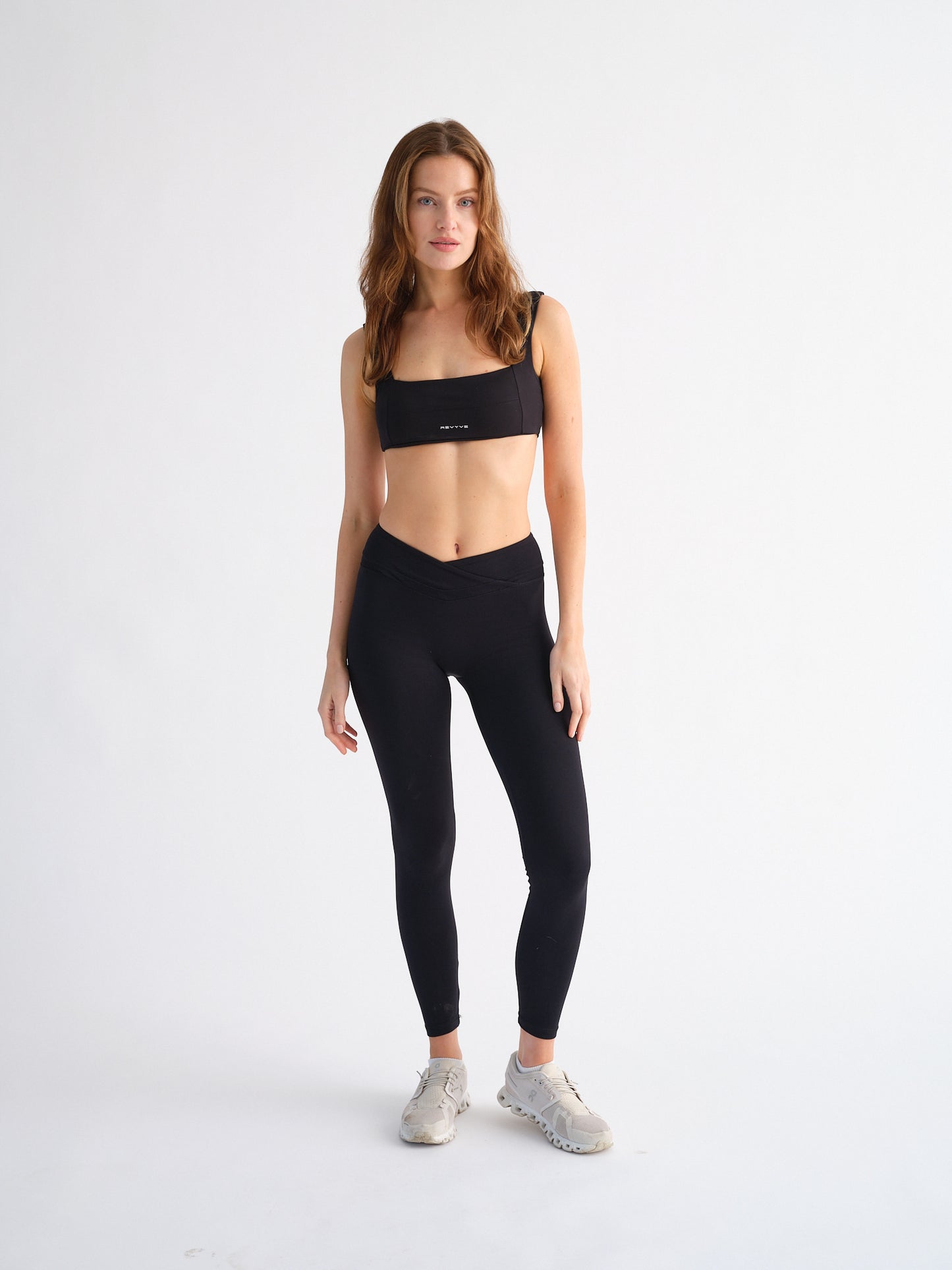 Schwarze Signature V-Sculpt-Leggings 