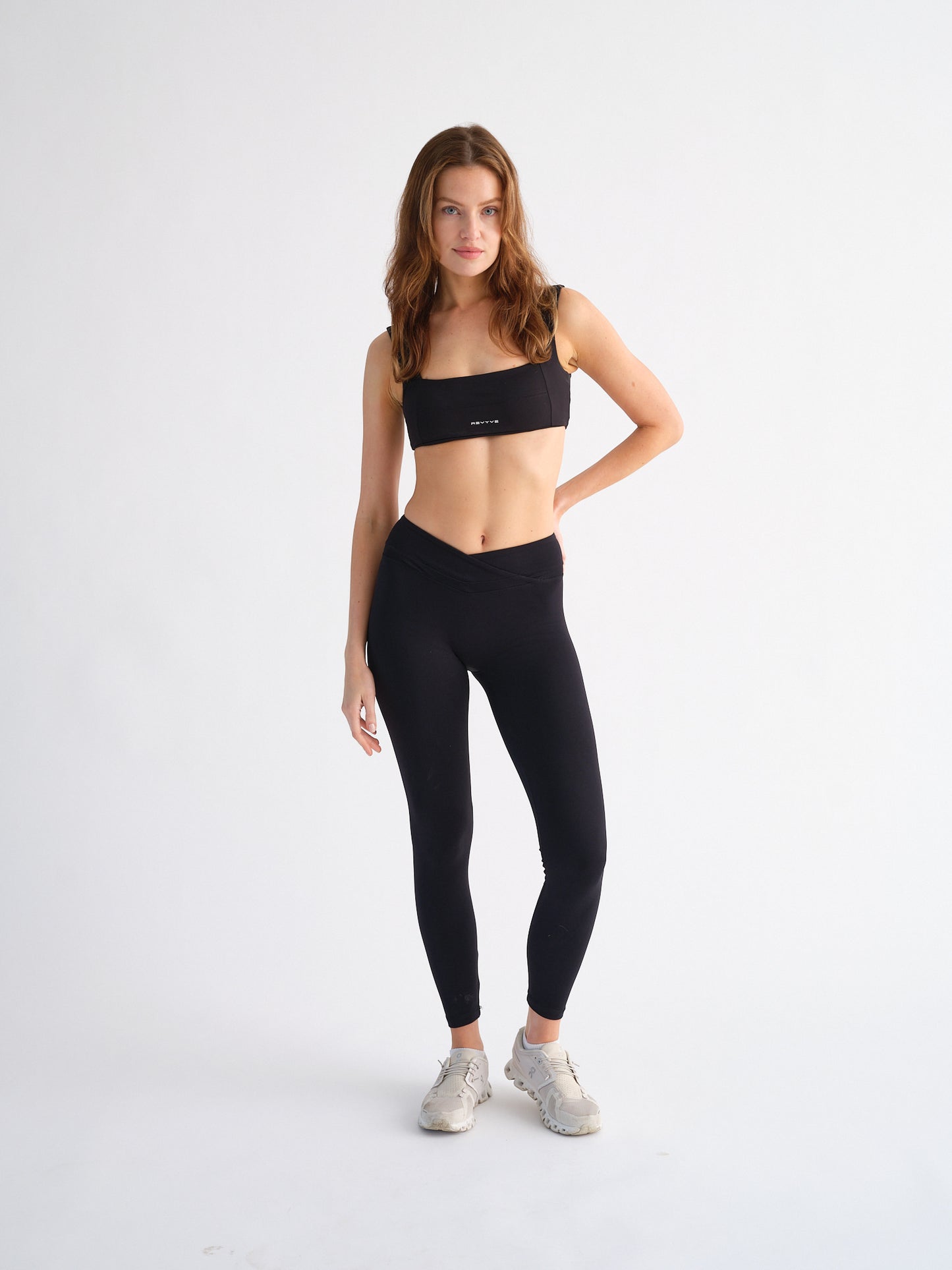 Schwarze Signature V-Sculpt-Leggings 