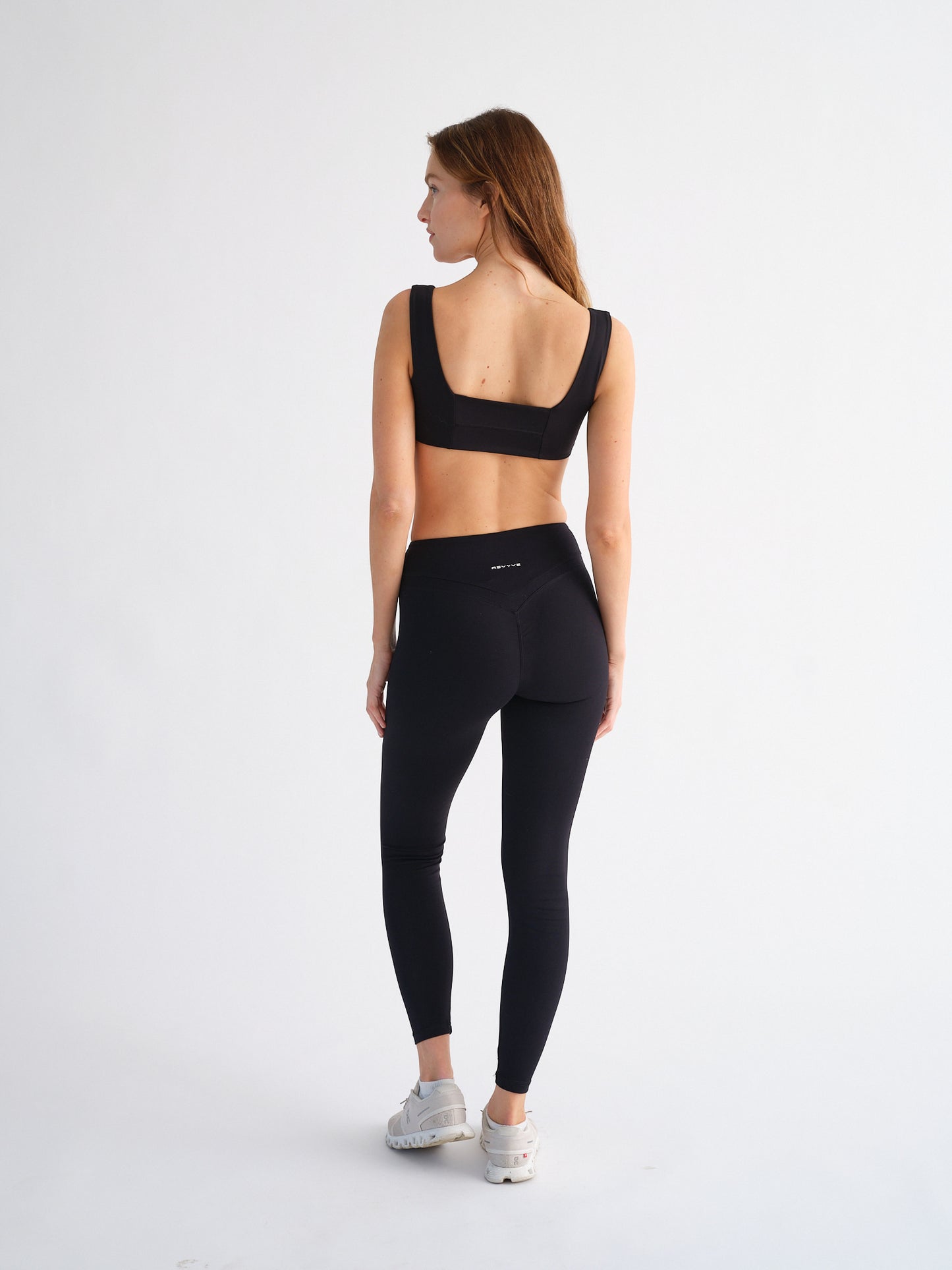 Schwarze Signature V-Sculpt-Leggings 