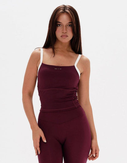 Mulberry Merlot Aura Tank