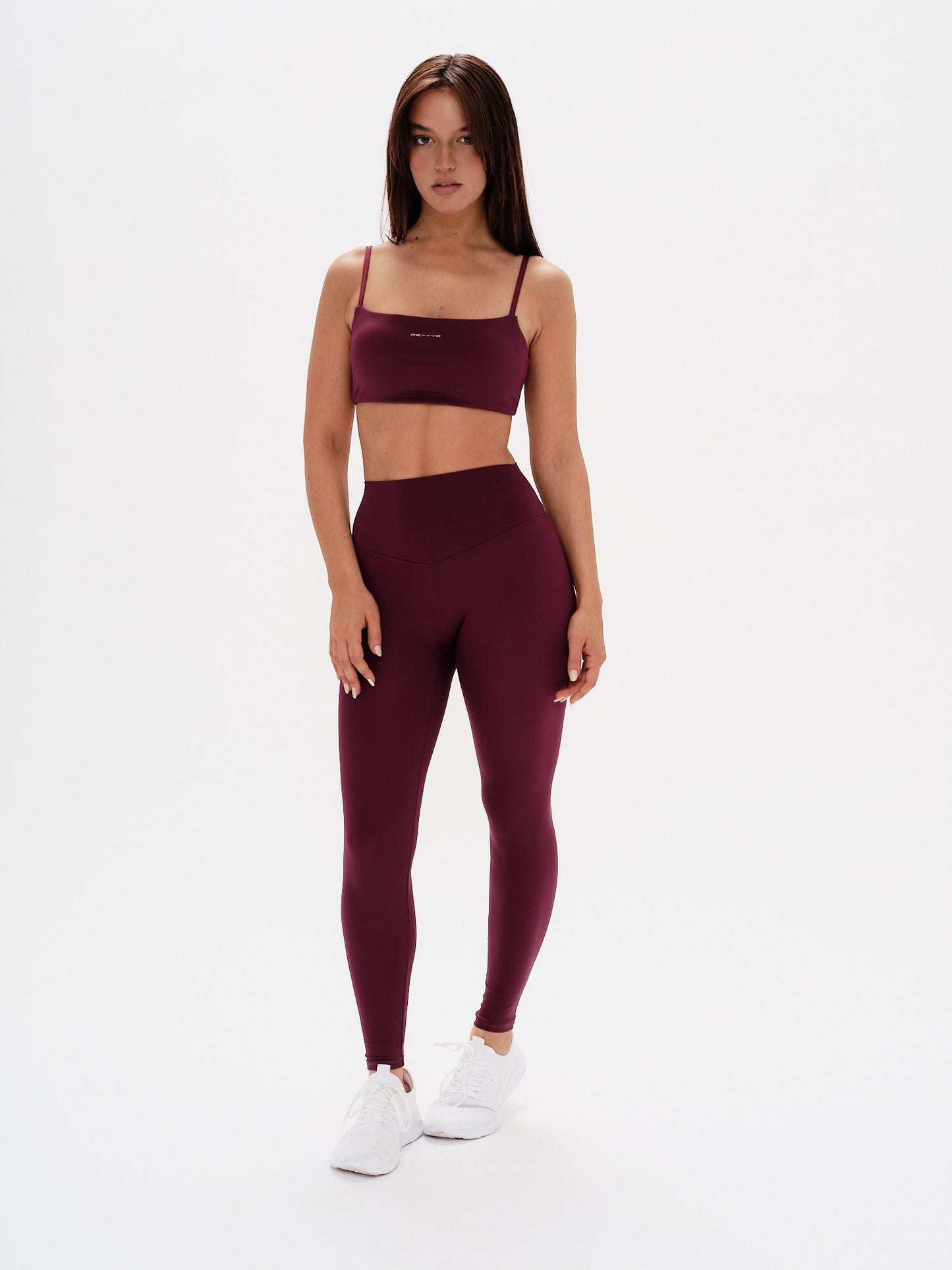 High-Waisted Mulberry Merlot Legging
